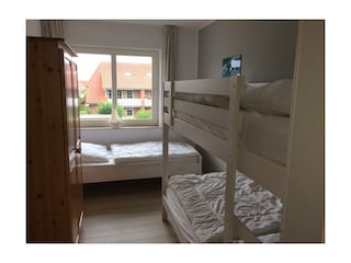 Schlafzimmer 2 Wohnung Wattenmeer