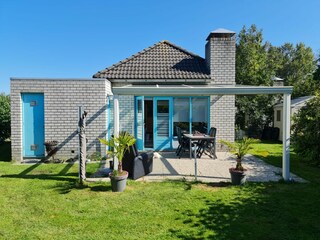 Überdachte Terrasse mit Licht 4x4 Meter