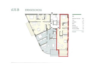 Ferienwohnung Kappeln Grundriss 34