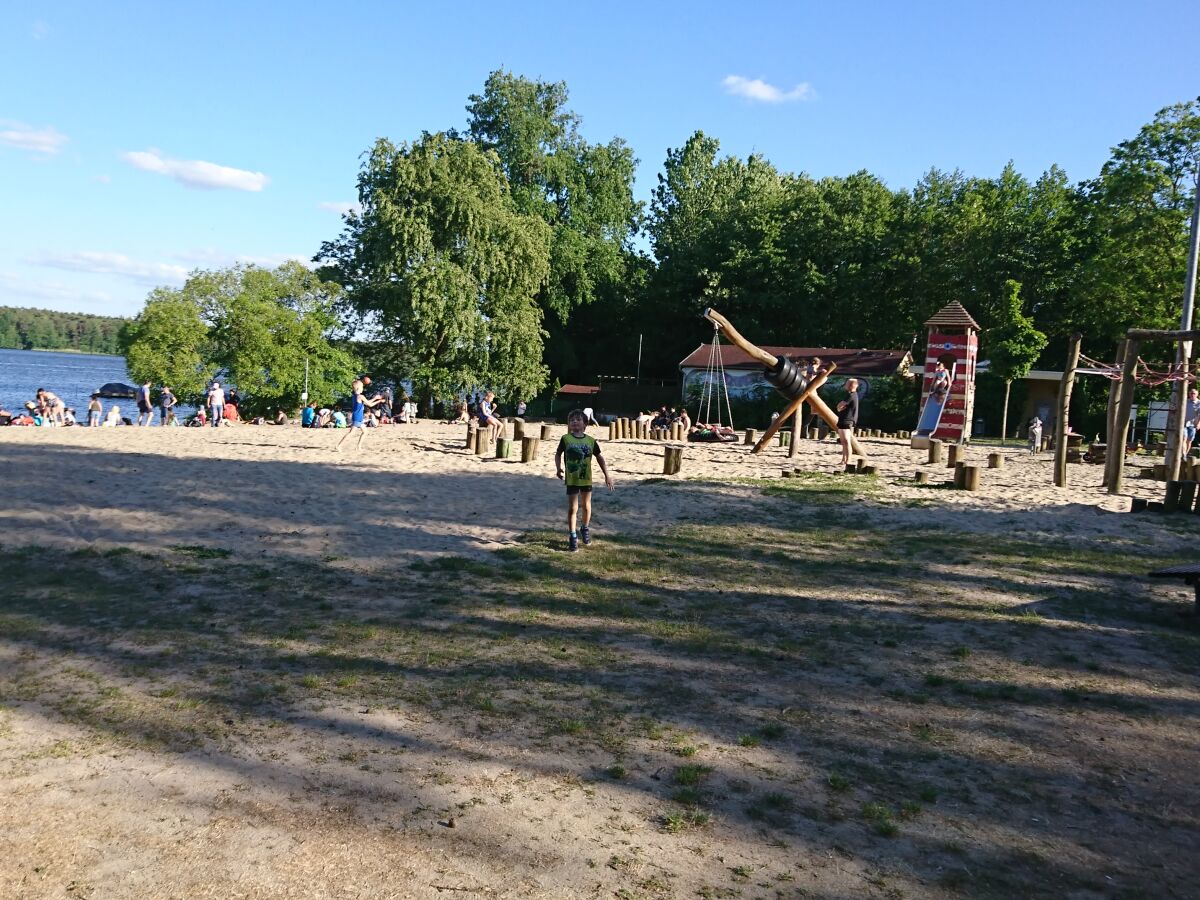 Spielplatz am Strand