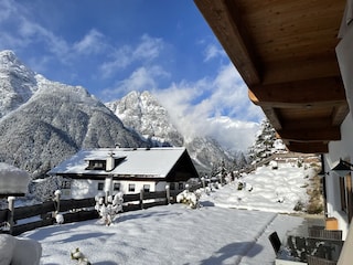 Blick Richtung Norden Wettersteingebirge