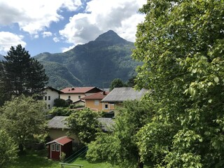 view from the balcony