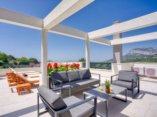 Dachterrasse mit Whirlpool