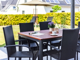 Möblierte Terrasse