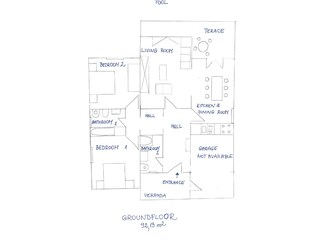 Vakantiehuis Labin Grondplan 36