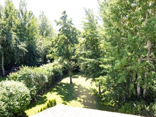 Blick vom Balkon