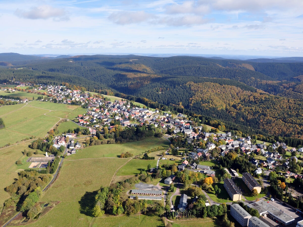 Luftansicht von Frauenwald