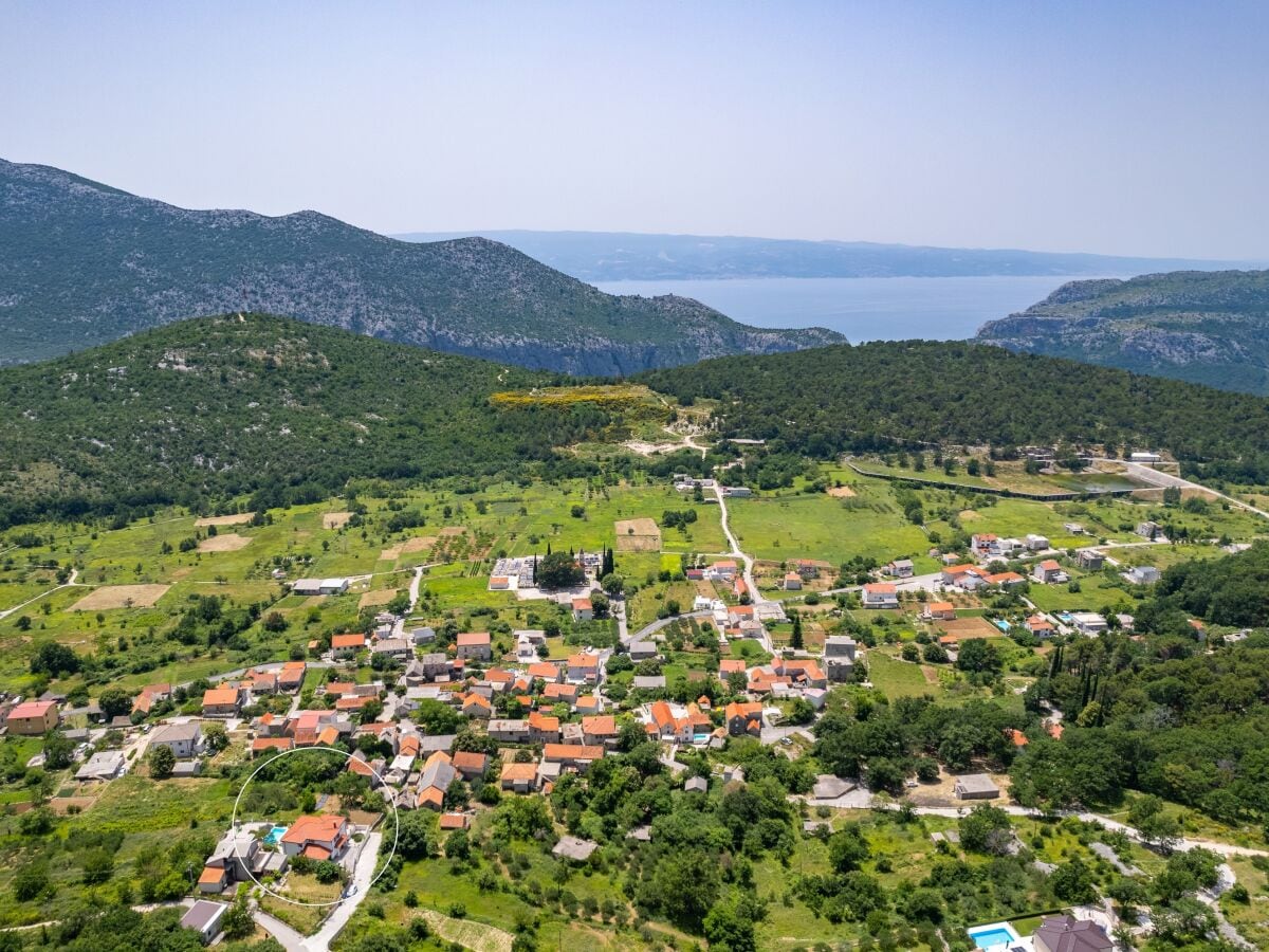 Markierte Lage der Villa Belina im kleinen Ort Gata