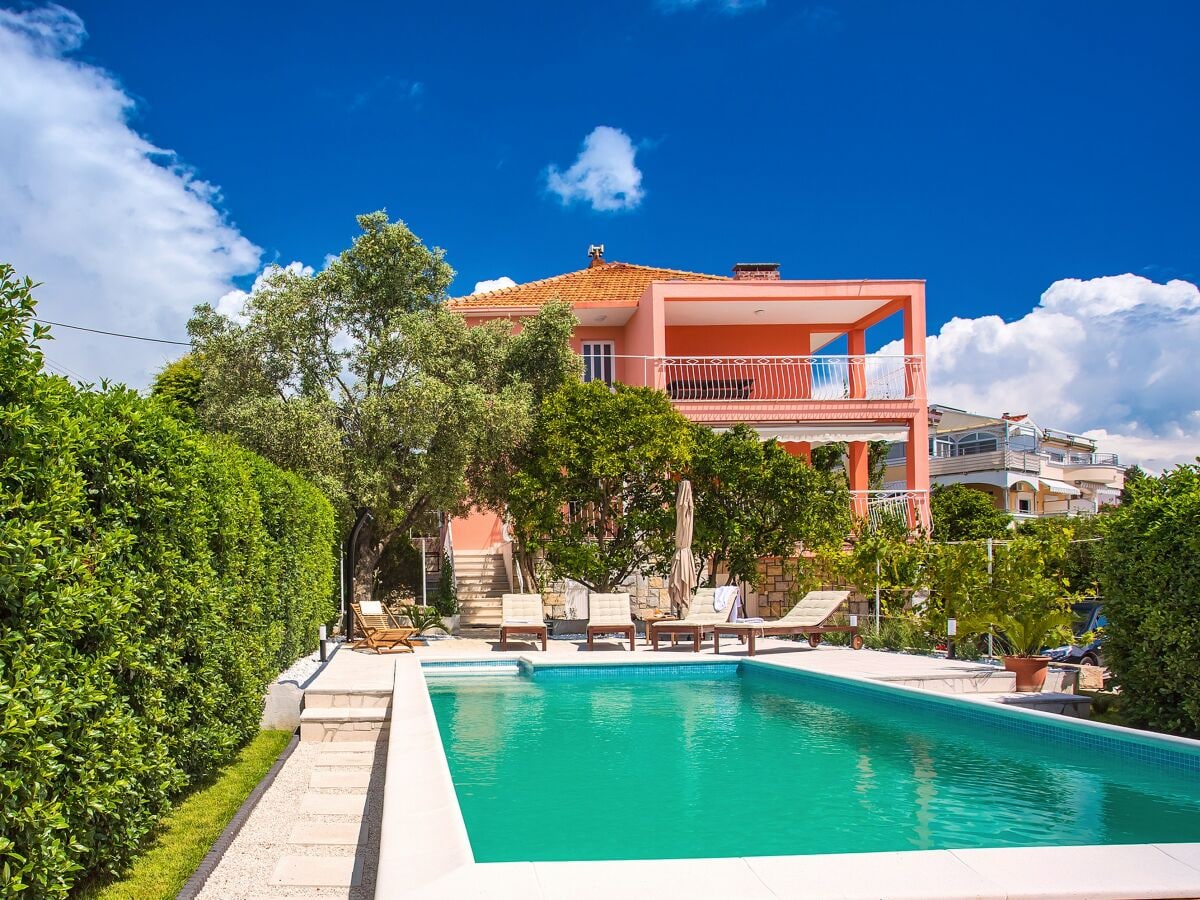 Large pool with max privacy and  lovely sun deck