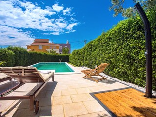 Privater, beheizter Pool 7m x 3,5m