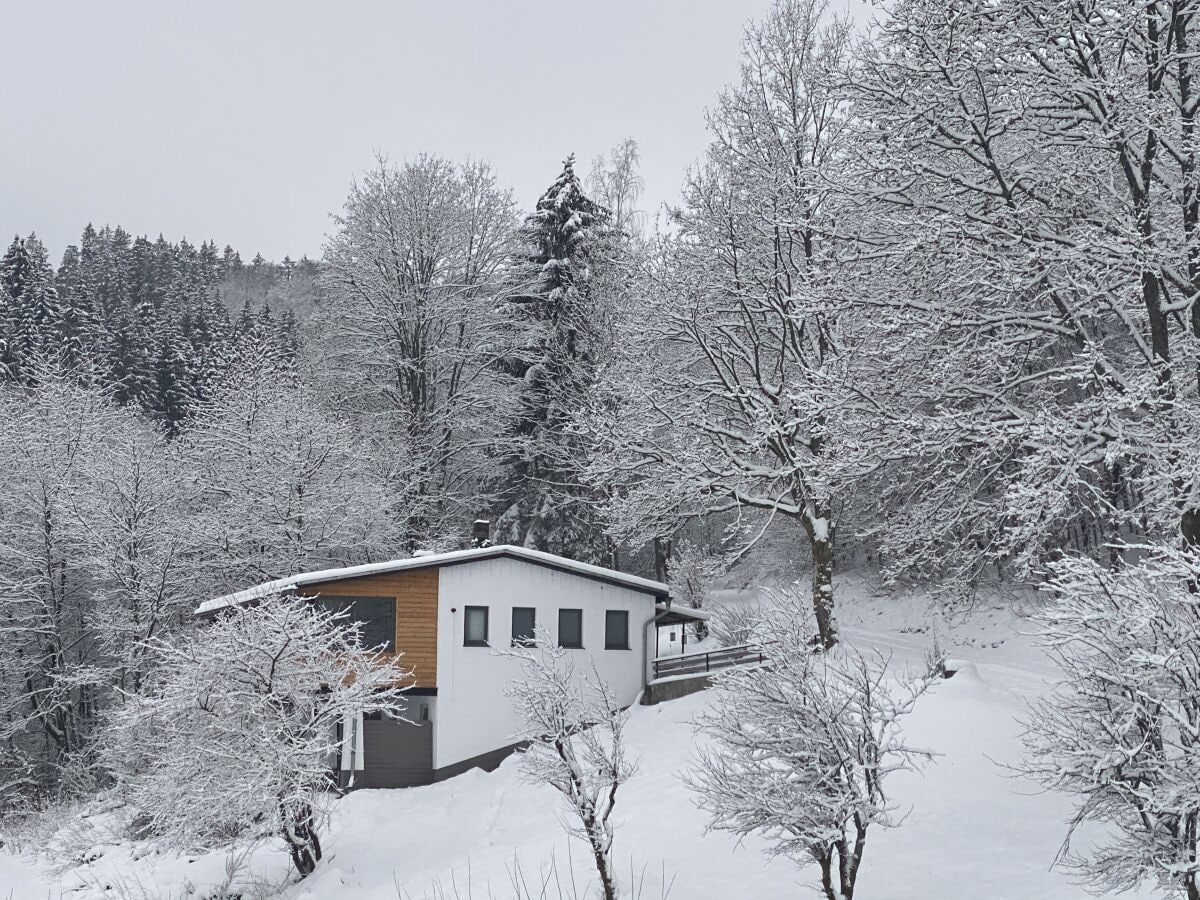 Wanderhütte im Winter