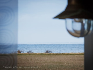 Blick vom Esstisch der Galeonsstube auf die Ostsee