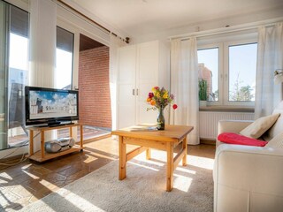 Wohnzimmer mit Meeresrauschen