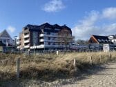 Haus vom Strand aus