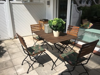 Terrasse mit Elektrogrill