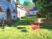 Garten nach Westen, schönes Licht am Abend