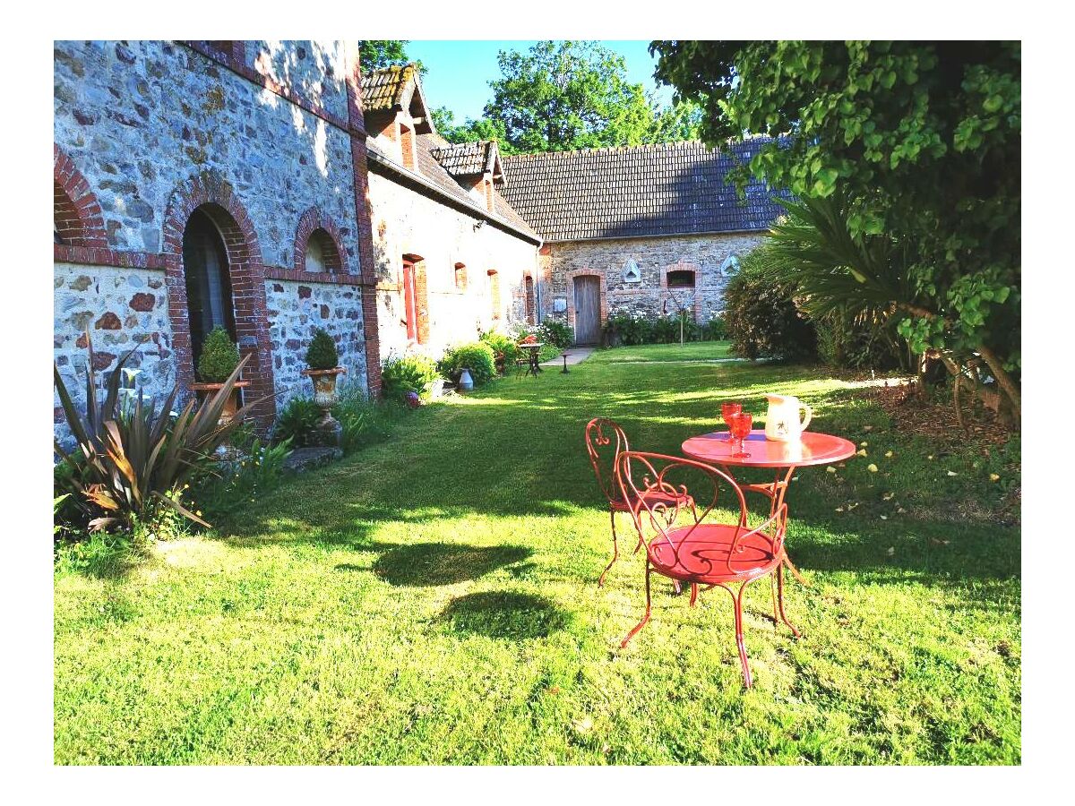 Garden facing West, beautiful light in the evening