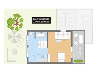 Grundriss Sunflower 2.OG