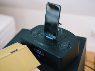 radio and alarm clock