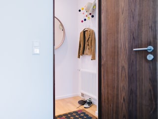 Eingang in die Ferienwohnung und Garderobe