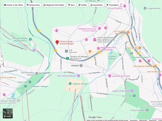 Friends & Family Domizil - Lage auf Google Maps