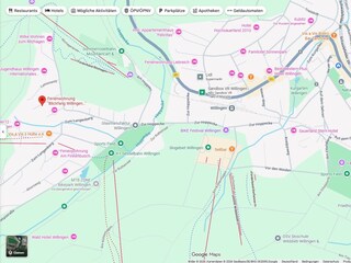 FeWo Blickfang Willingen - Lage auf Google Maps
