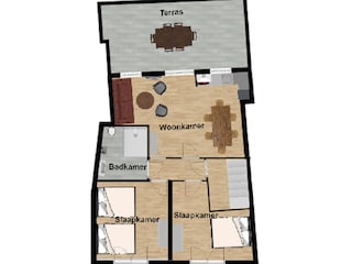 Vakantieappartement Egmond aan Zee Grondplan 32