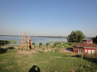 Beach with gastronomy