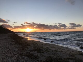 Sonnenuntergang am Strand