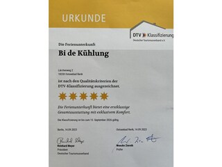 DTV Urkunde