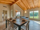 Bright open space living  and dining room