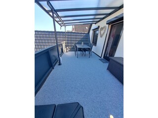 teils Überdachte Dachterrasse