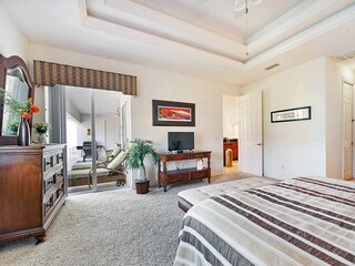 Master Schlafzimmer der Villa in Cape Coral, FL