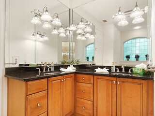Master bathroom of the villa in Cape Coral, FL