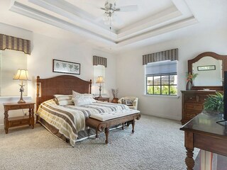 Master Schlafzimmer der Villa in Cape Coral, FL