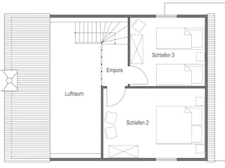 Grundriss Obergeschoß