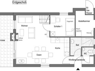 Vakantiehuis Julianadorp Grondplan 19