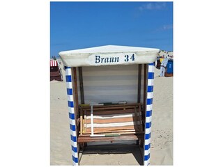 Inklusive Strandkorb am Strand