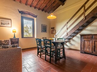 Living room-kitchen with relaxation area