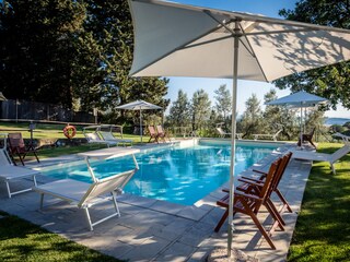 Pool of 11 x 5.50 metres with breathtaking views