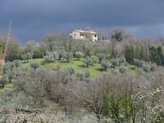 Villa Elefanti vor einem Sturm