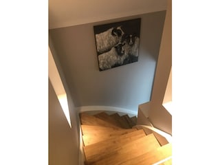 Treppenaufgang zur Ferienwohnung