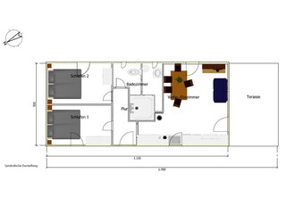 Casa per le vacanze Bias Pianta del piano 29