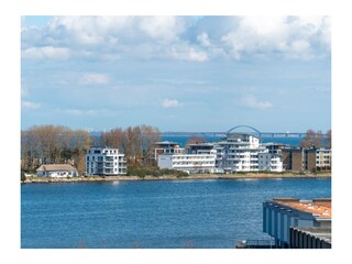 Blick zur Sundbrücke