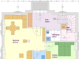 Vakantieappartement Dranske Grondplan 21
