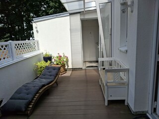 Blick Richtung Treppenhaus (Haupteingang)