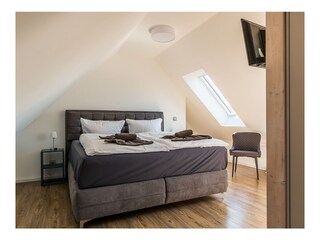 Schlafzimmer im Dachgeschoss