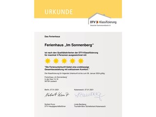 DTV Klassifizierung mit 5 Sternen