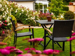 Sitzplatz im Garten