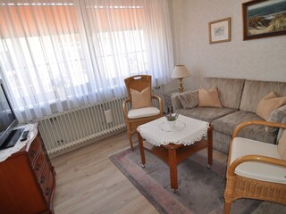 Wohnzimmer mit Schlafcouch